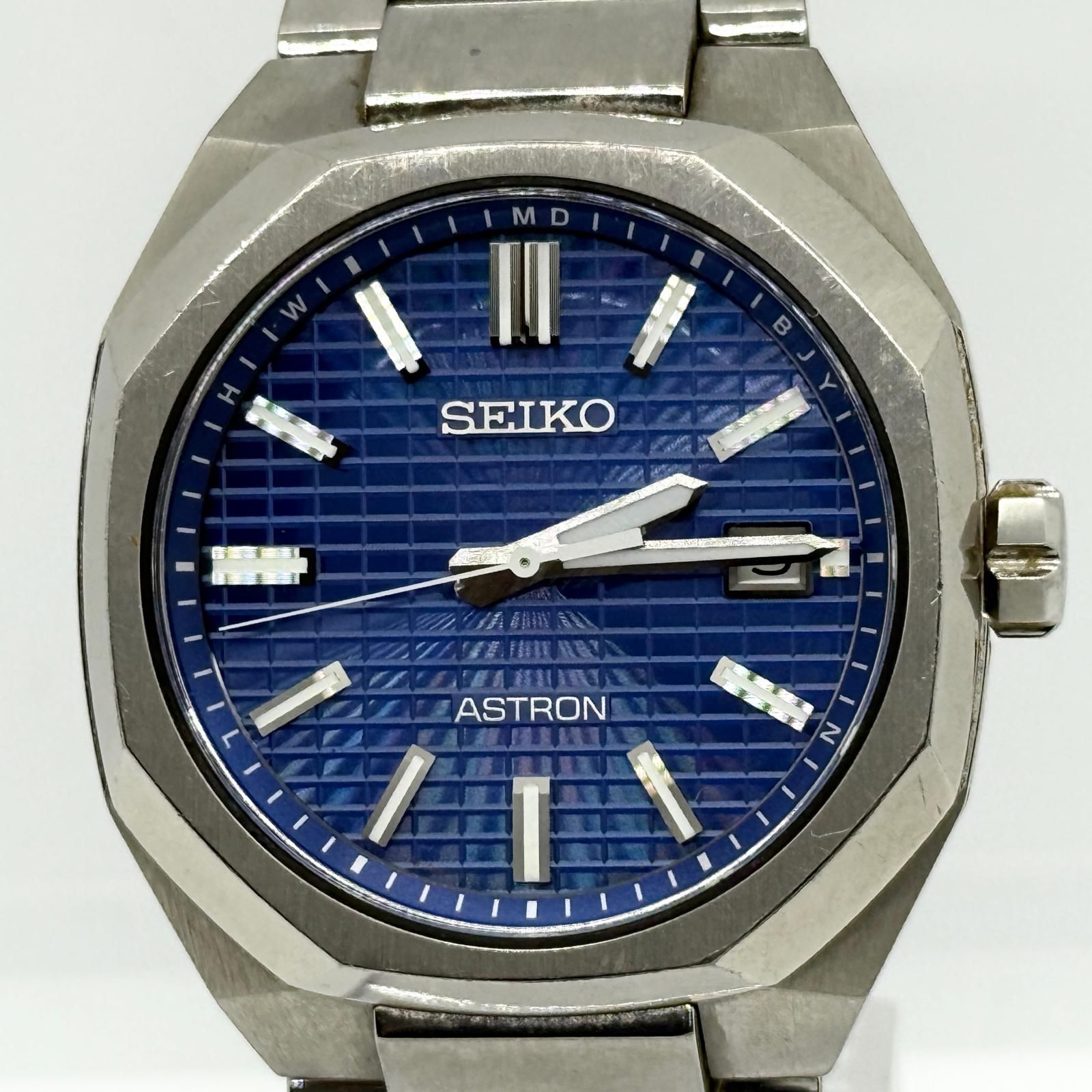 SEIKO セイコー ASTRON アストロン 7B72-0AF0 ブルー ソーラー メンズ 腕時計 稼働品