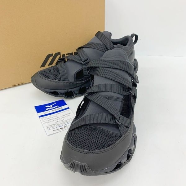 MIZUNO ミズノ WAVE PROPHECY STRAP スニーカー サンダル シューズ ウエーブプロフェシーストラップ メンズ 29cm ブラック 靴 DF19366■