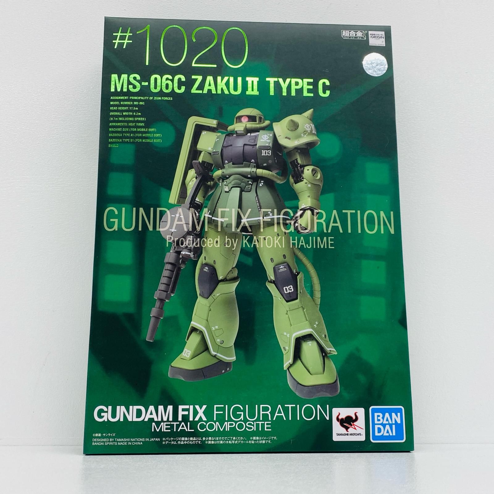 【物流センター】 中古 MS-06CザクIIC型「機動戦士ガンダムTHEORIGIN」GUNDAMFIXFIGURATIONMETALCOMPOSITE