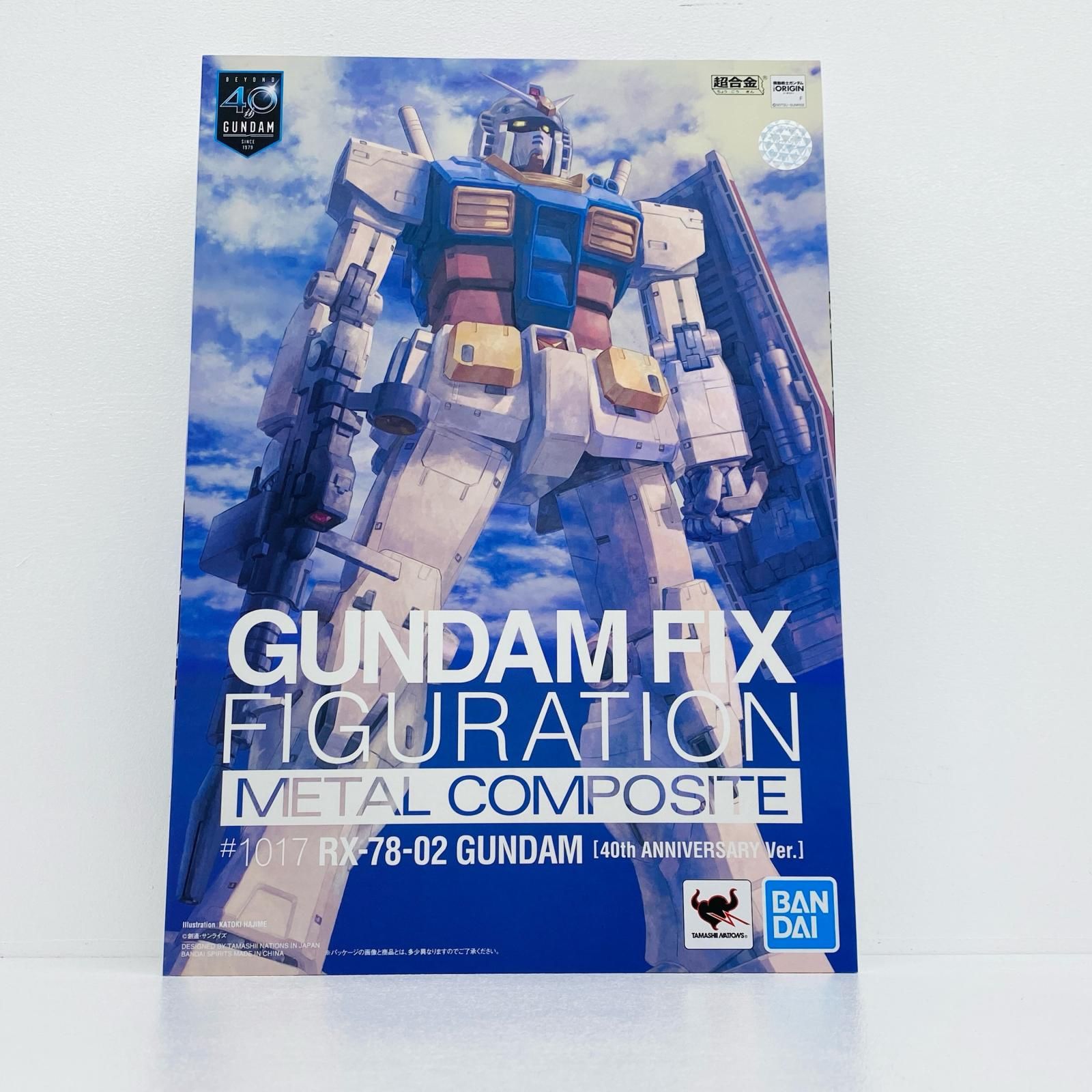 【物流センター】 中古 RX-78-02ガンダム(40周年記念Ver.)「機動戦士ガンダムTHEORIGIN」GUNDAMFIXFIGURATIONMETALCOMPOSITE