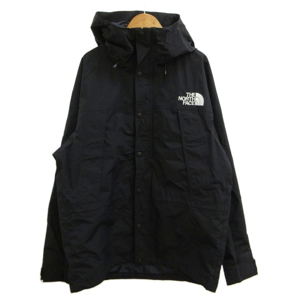 ザノースフェイス THE NORTH FACE マウンテンライトジャケット MOUNTAIN LIGHT JK M 黒 ブラック 無地 フード付き 長袖 GORE-TEX NP62450 /PP ■GY12