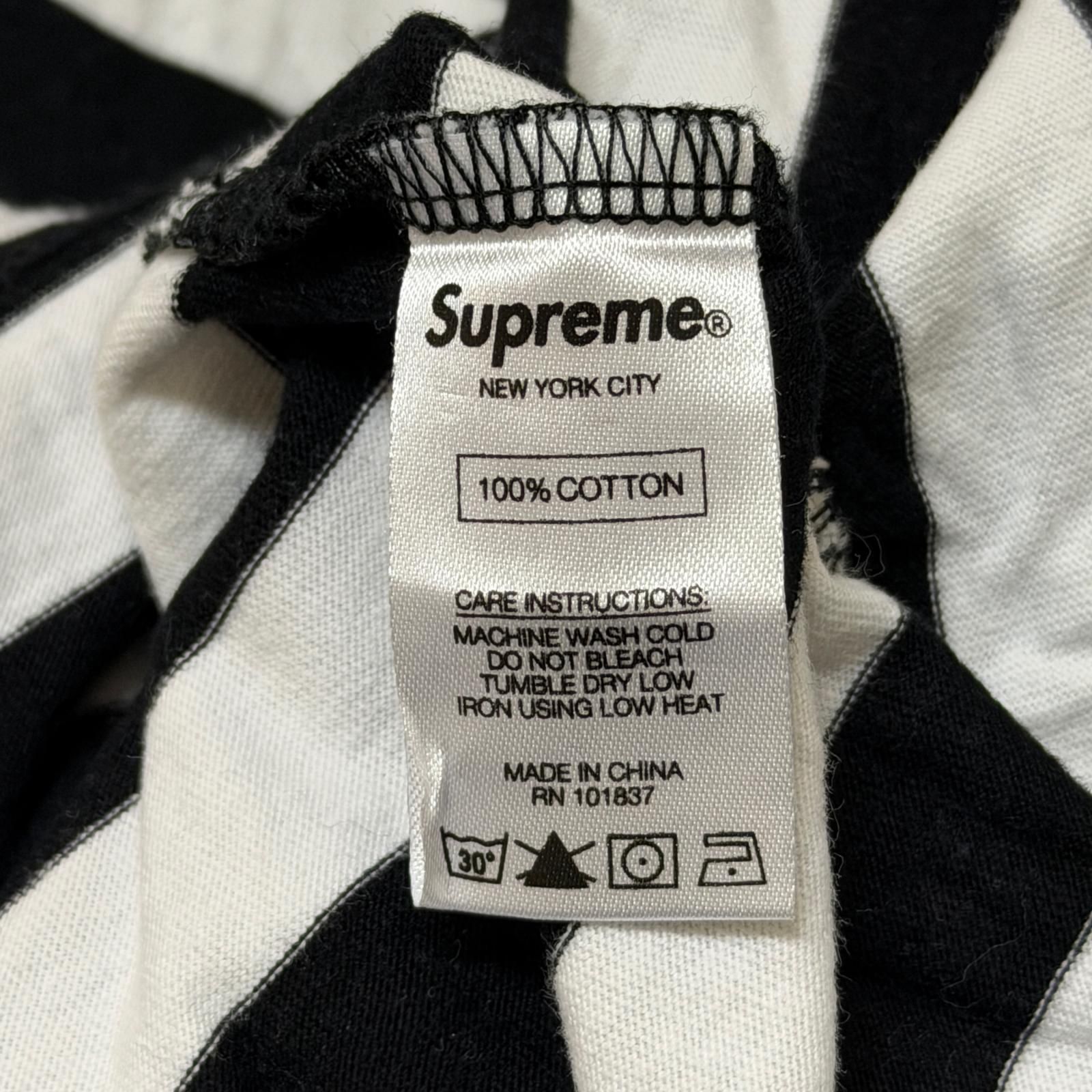 国内正規 Supreme 18SS Bar Stripe Tee バーストライプ Tシャツ 半袖 