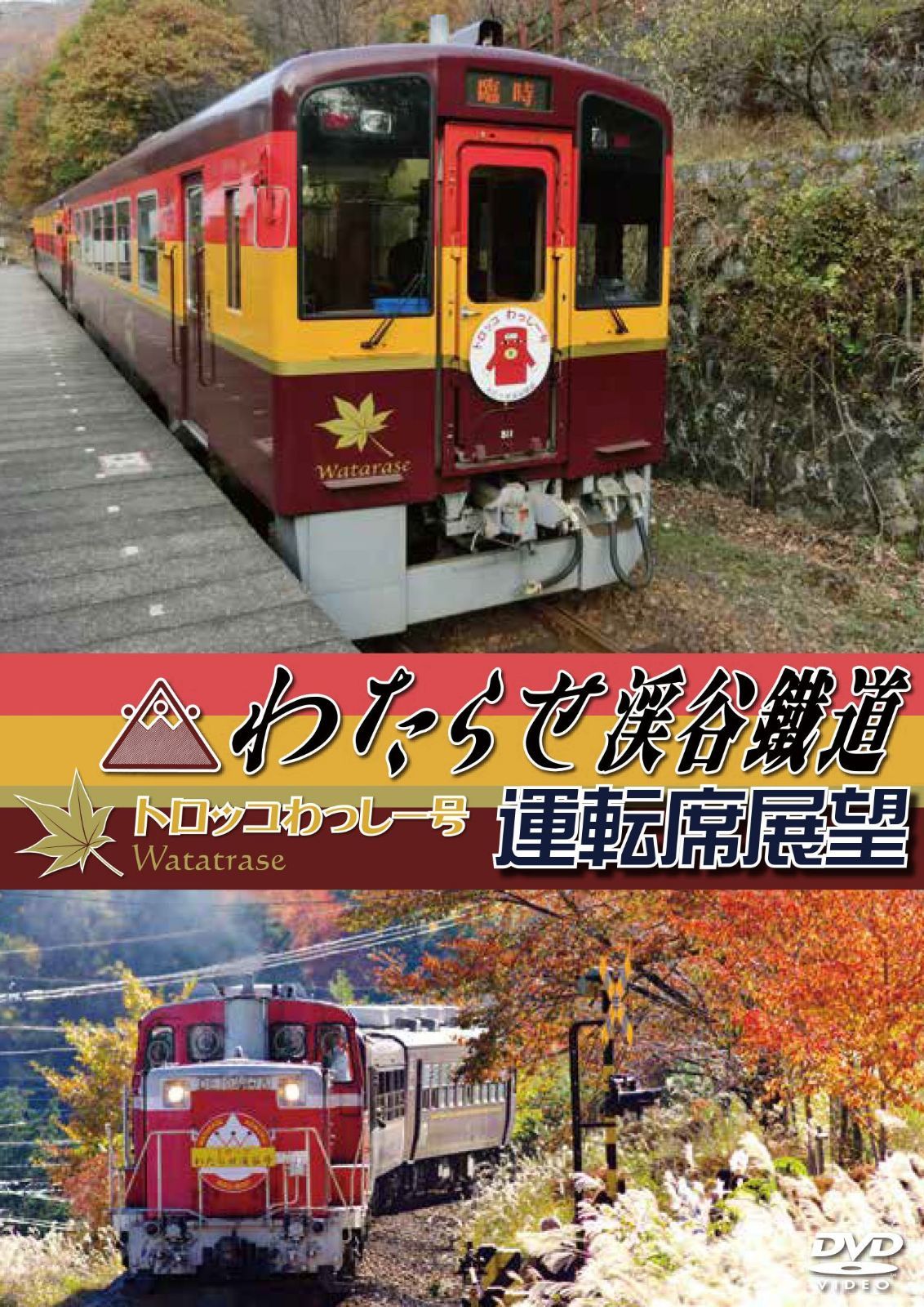 わたらせ渓谷鐵道トロッコわっしー号運転席展望 紅葉に彩られた大自然の景観 渡良瀬渓谷をトロッコが走る [DVD]