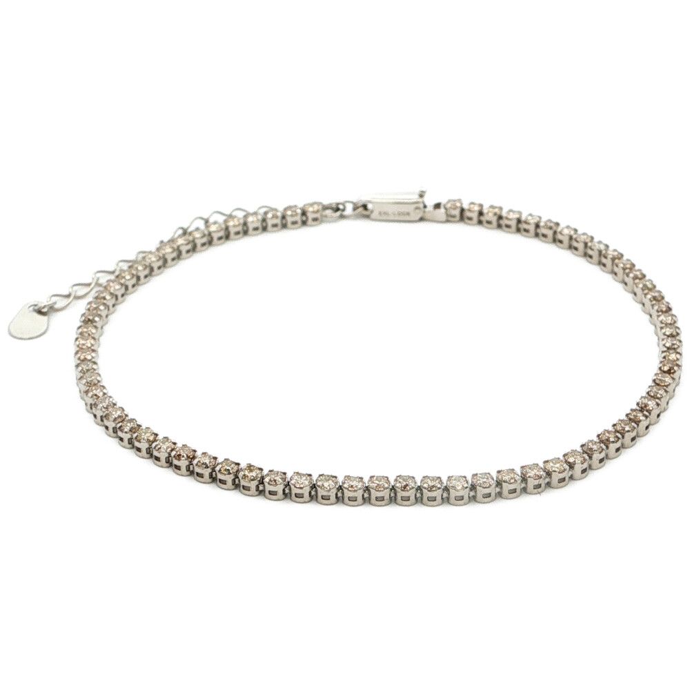 1.5ct テニスセッティング ダイヤモンドブレスレット Pt900-Pt850-3.1g プラチナ【♀】【A】【レディース】★■617223【中古】