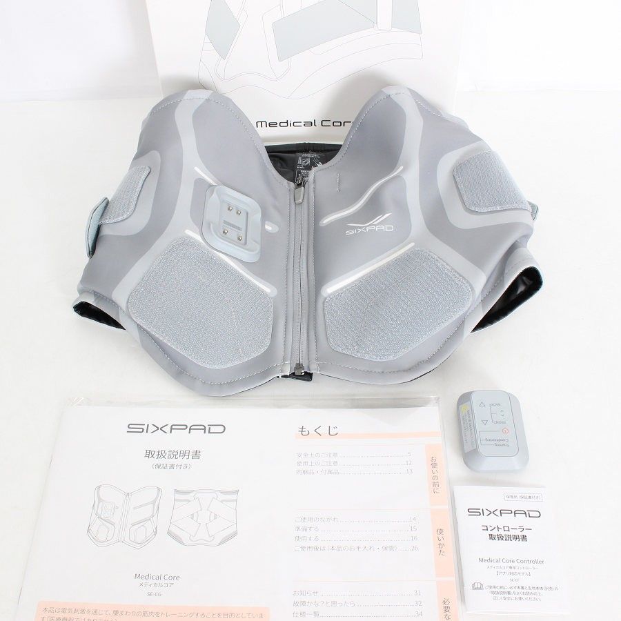 【美品】MTG SIXPAD Medical Core SE-CG-14B-M グレー シックスパッド メディカルコア 本体