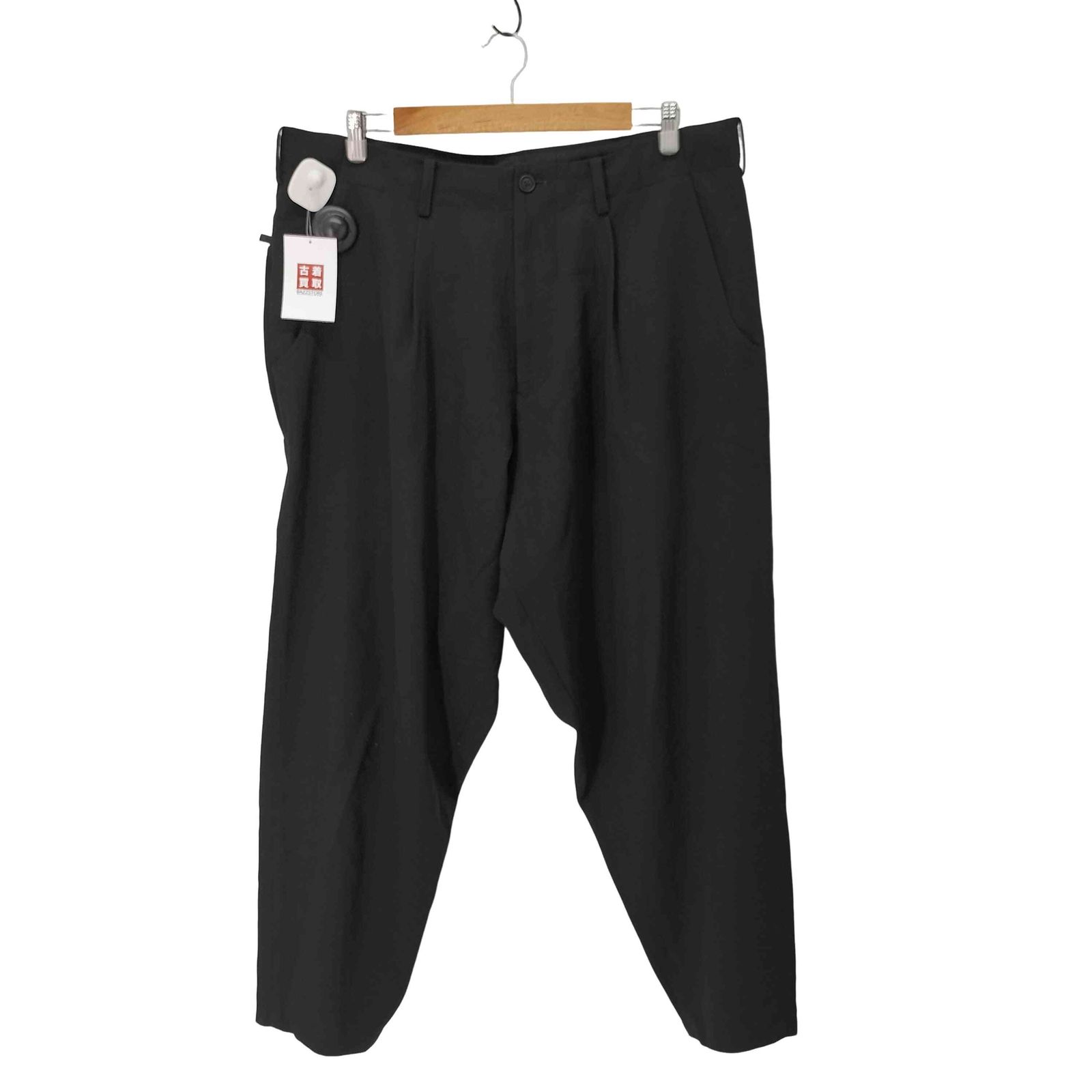 ワイズフォーメン Ys for men BACK SIDE ZIPPER PANTS / WRINKLED GABARDINE メンズ JPN：2