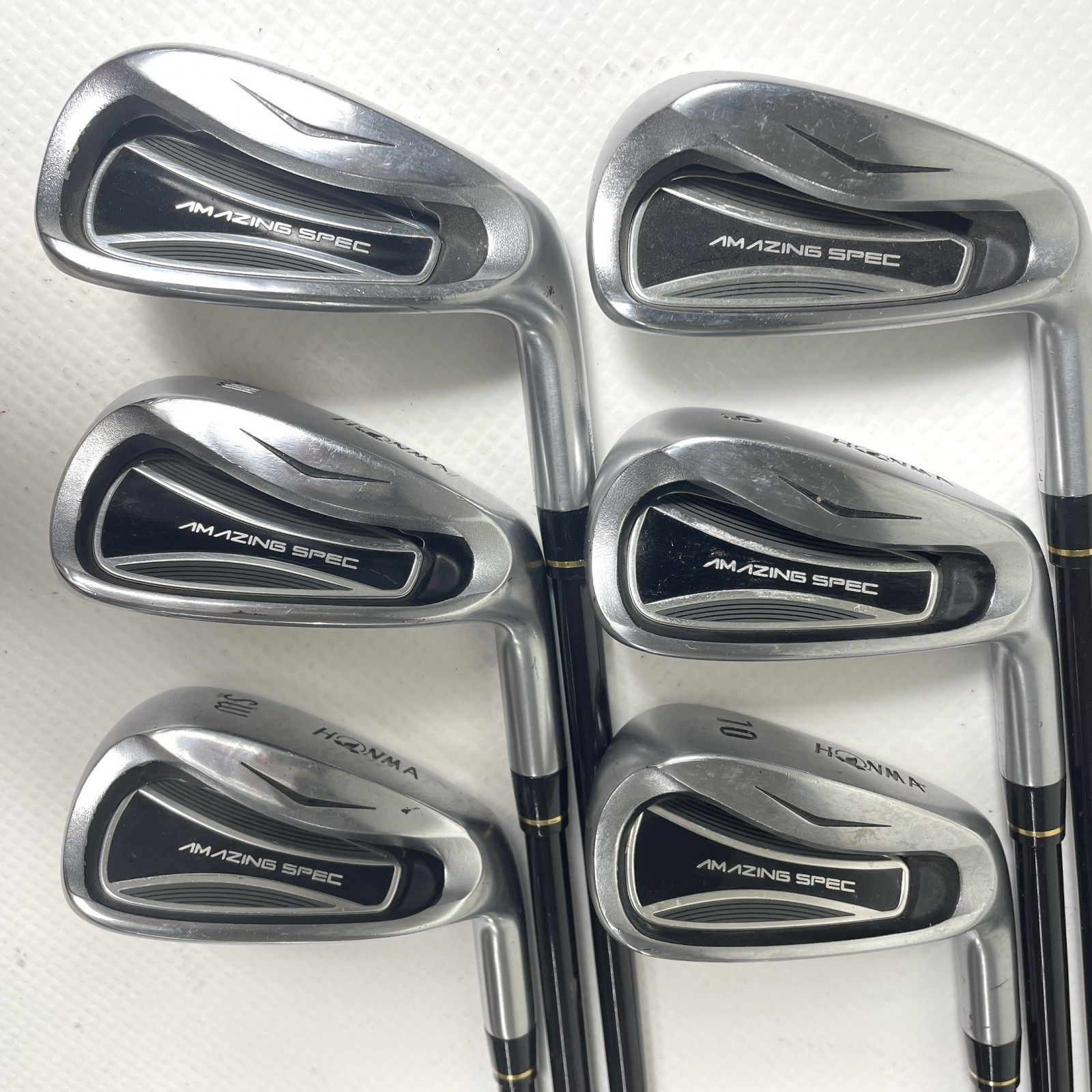 中古】ホンマ アメージングスペック 8-11I/AW/SW 6本セット アイアン 