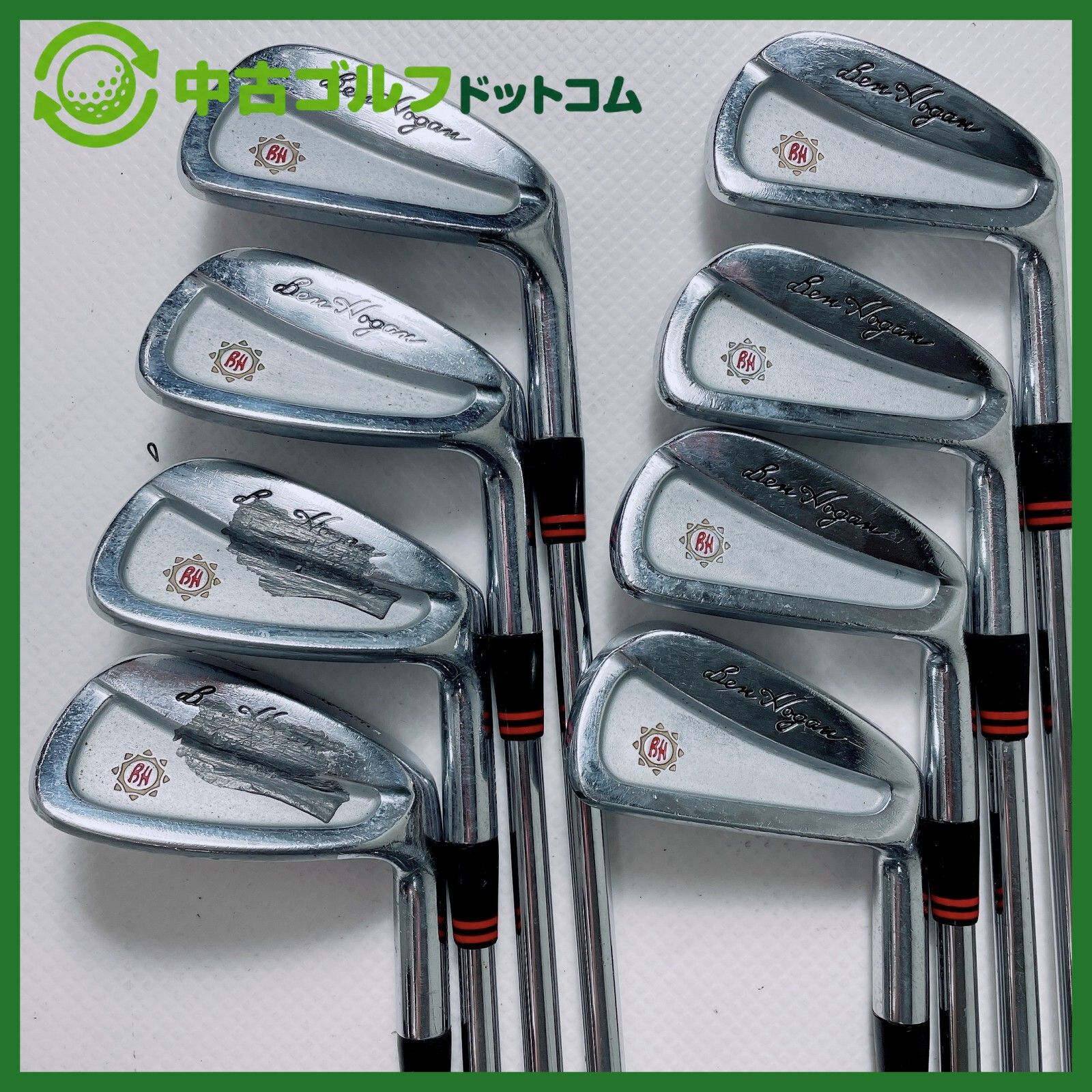 中古】 ベンホーガン Apex Plus Forged 3-9I/E 8本セット アイアン