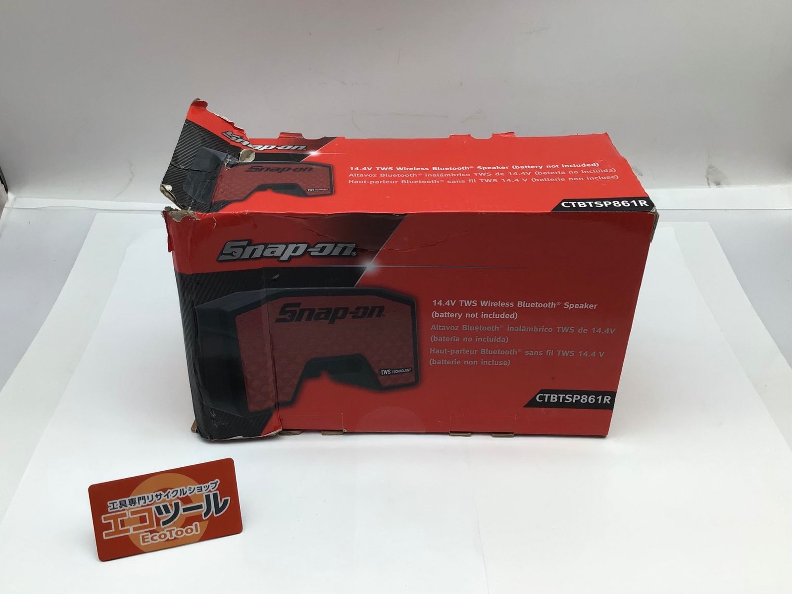 【未使用】Snap-on/スナップオン CTBTS861R 〇 Bluetooth スピーカー [IT_Y7QY4][知立][M04]