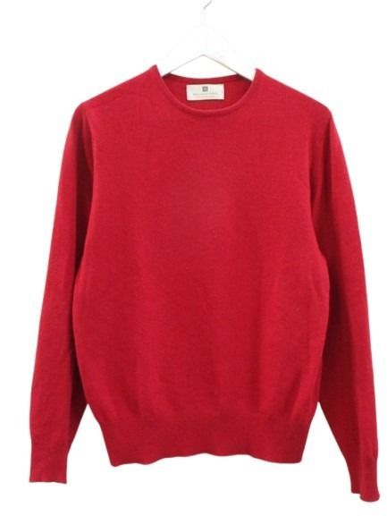 バランタイン BALLANTYNE カシミヤ ニット トップス 38 レッド 赤 セーター カシミア