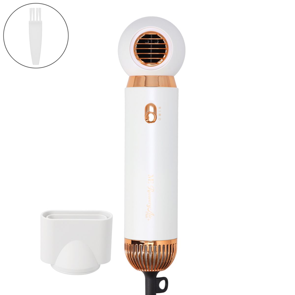 【新品・未開封品】ME Recovery Air Plus スタイリング用アタッチメント付き パールホワイト