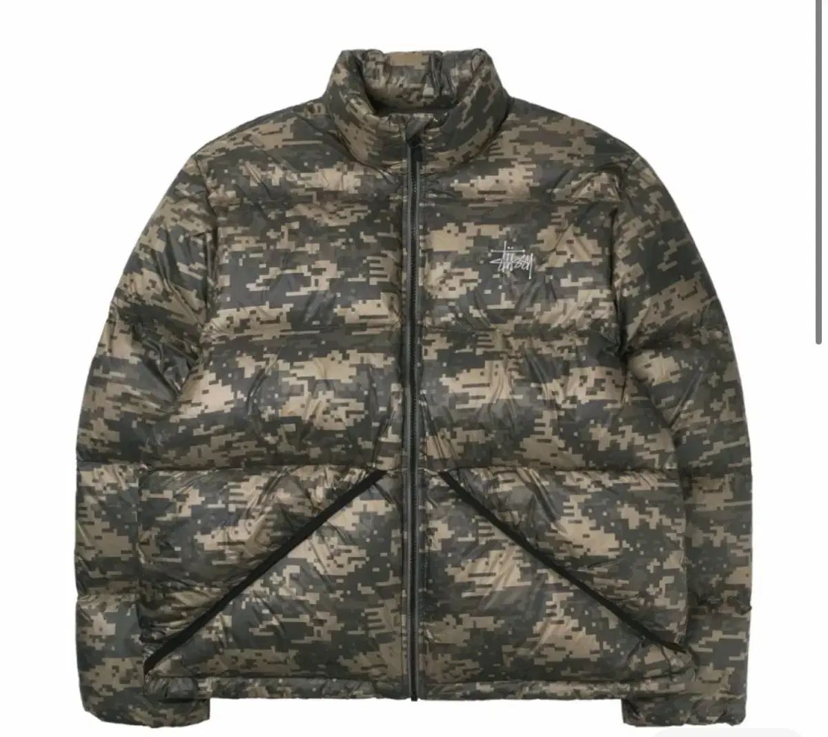 STUSSY マイクロ リップストップ ダウン ジャケット Digi Camo - M