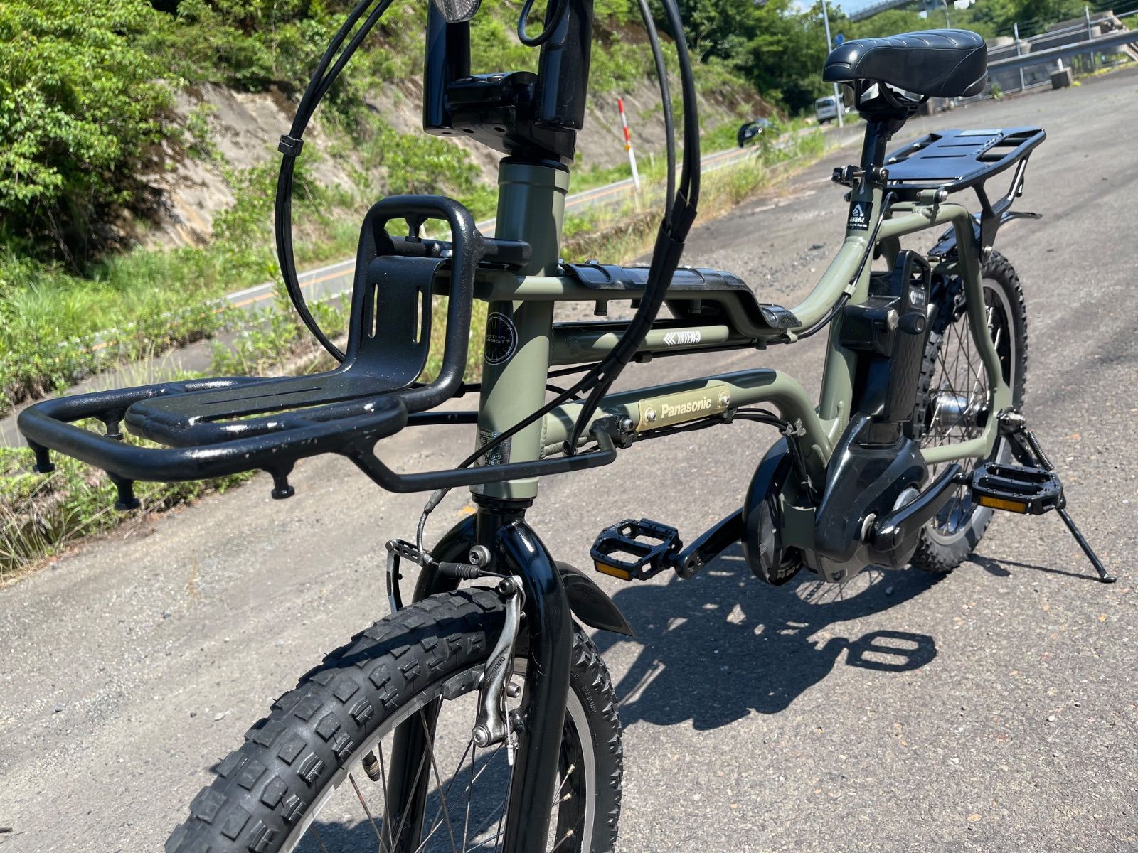 0403【動作確認済】送料無料 Panasonic 電動アシスト自転車 INTER3 8Ah 