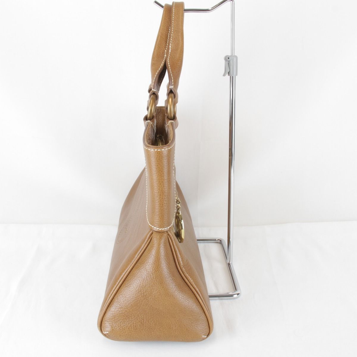 良品『USED』 カルティエ マルチェロ パンチングロゴ ハンドバッグ