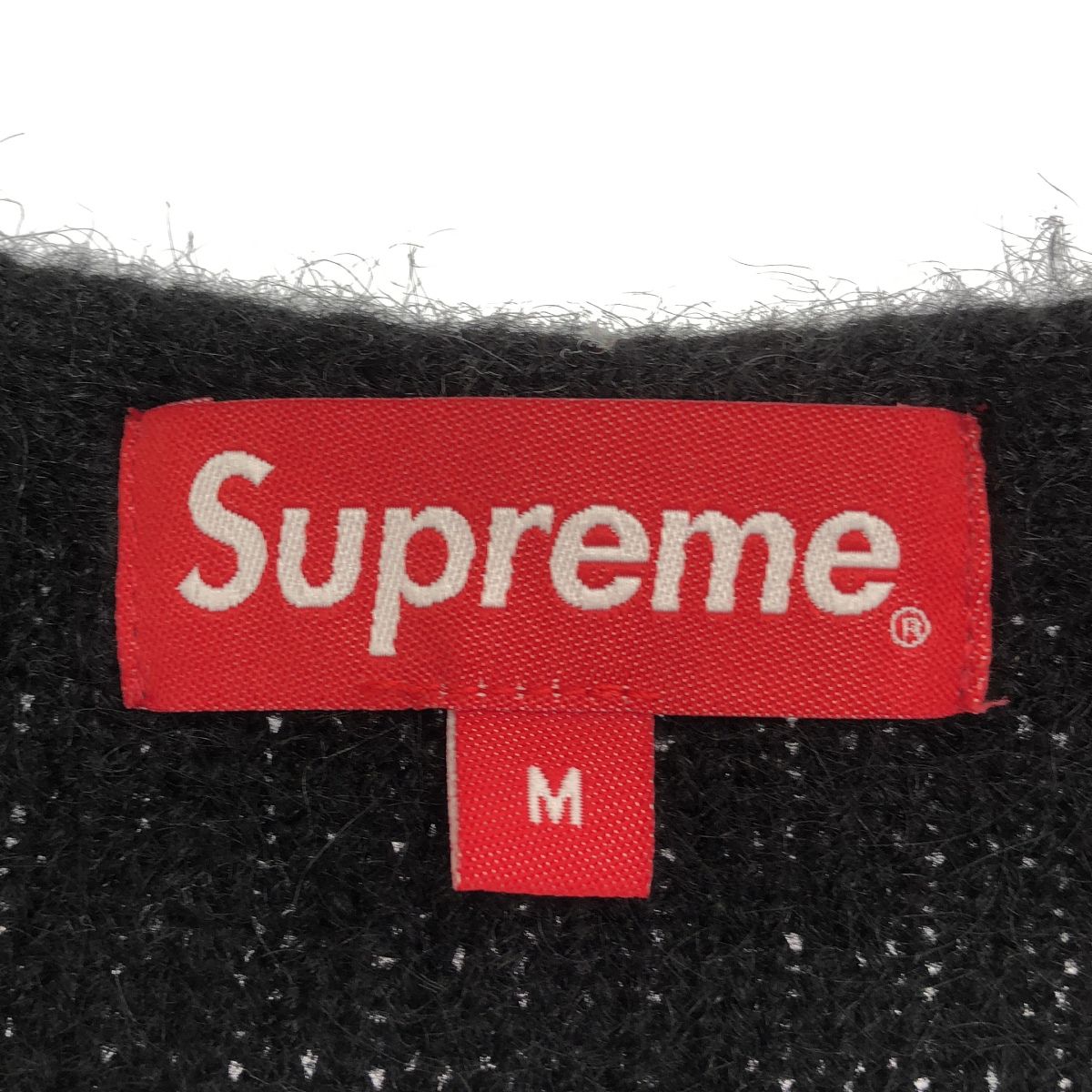 Supreme シュプリーム サイズM 22SS BRUSHED GRID CARDIGAN ブラシ