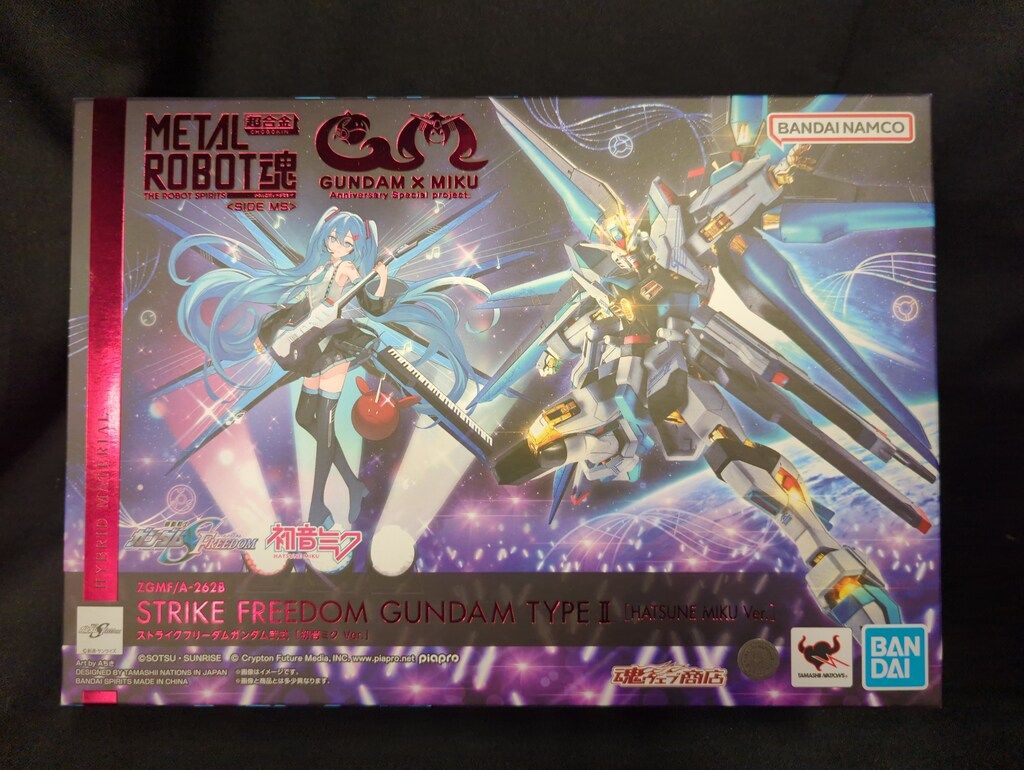BANDAI SPIRITS METAL ROBOT魂 <SIDE MS> 機動戦士ガンダムSEED FREEDOM ストライクフリーダムガンダム弐式 [初音ミク Ver.]
