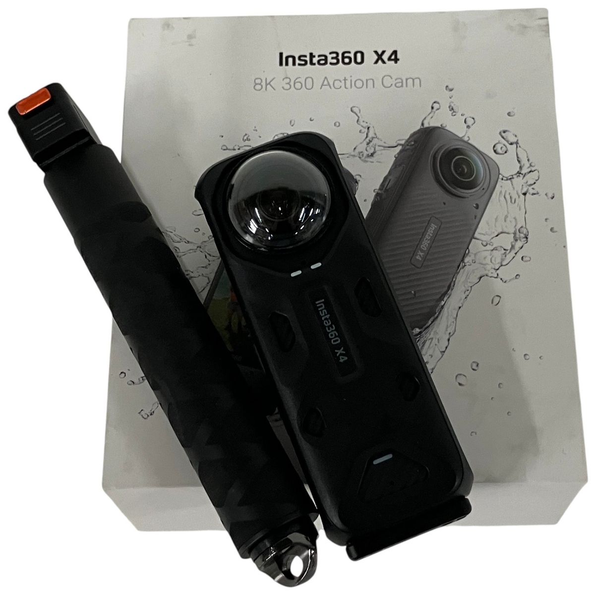 insta360 X4 8K 360度 アクション カメラ 自撮り棒セット カメラ 中古 B11340927
