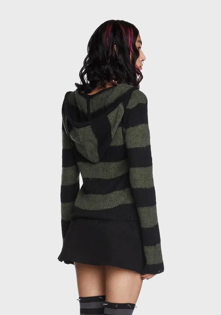 Minga London ニットフーディー WHO S