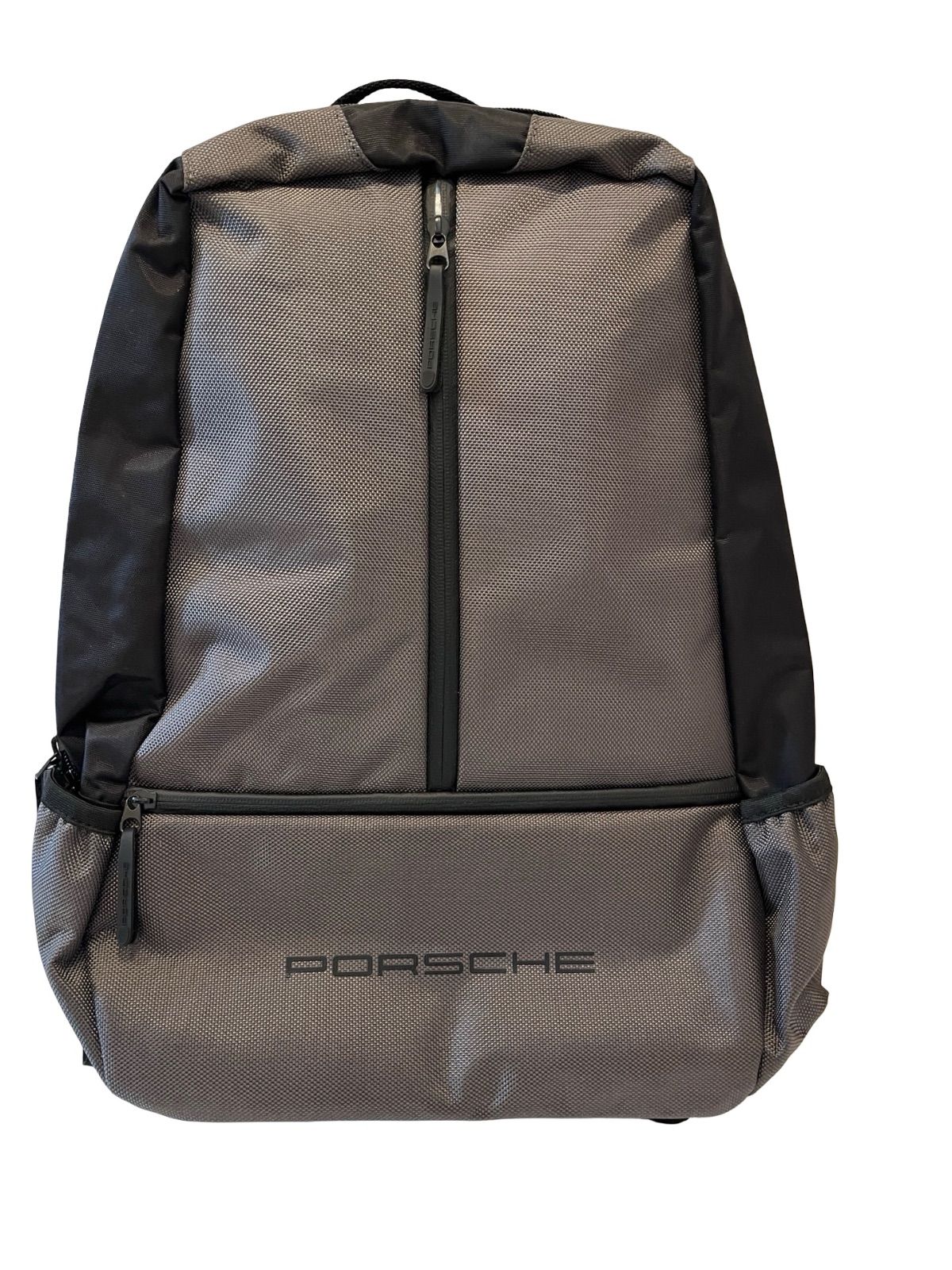PORSCHE ポルシェ リュック グレー×ブラック ユニセックス【DD152 