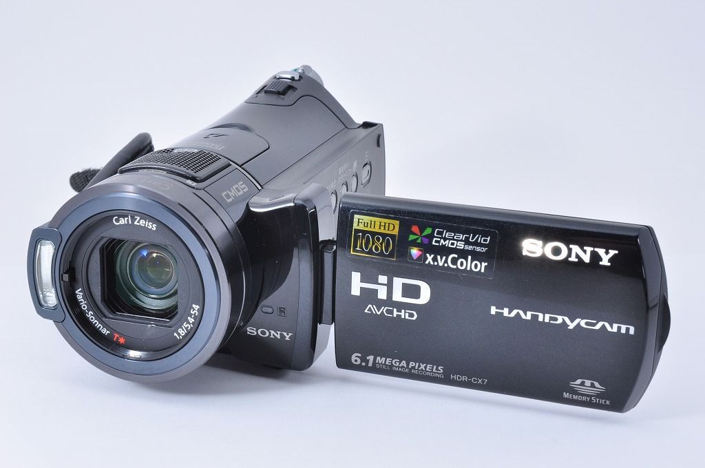 2ヶ月保証付き】SONY HDR-CX7 ブラック ハンディカム AVCHD対応 ビデオ