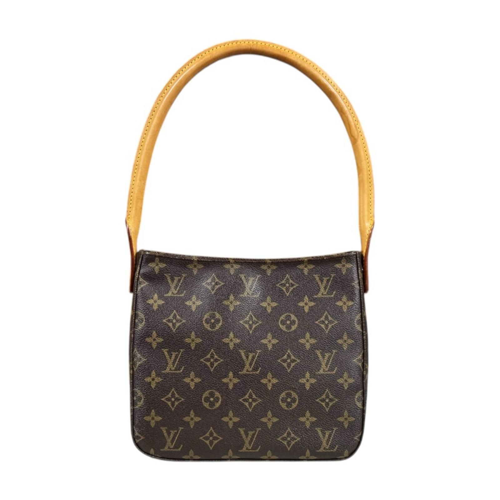 ルイヴィトン ルーピングMM モノグラム ショルダーバッグ モノグラムキャンバス M51146 ブラウン レディース LOUIS VUITTON 中古 ルイヴィトン ルイ ヴィトン