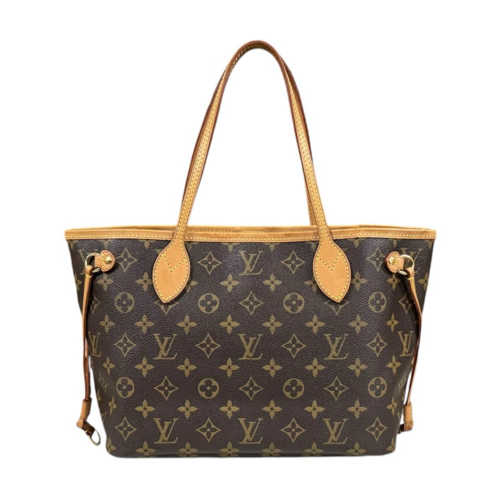 ルイヴィトン ネヴァーフルPM モノグラム トートバッグ モノグラムキャンバス M40155 ブラウン レディース LOUIS VUITTON 中古 ルイヴィトン ルイ ヴィトン