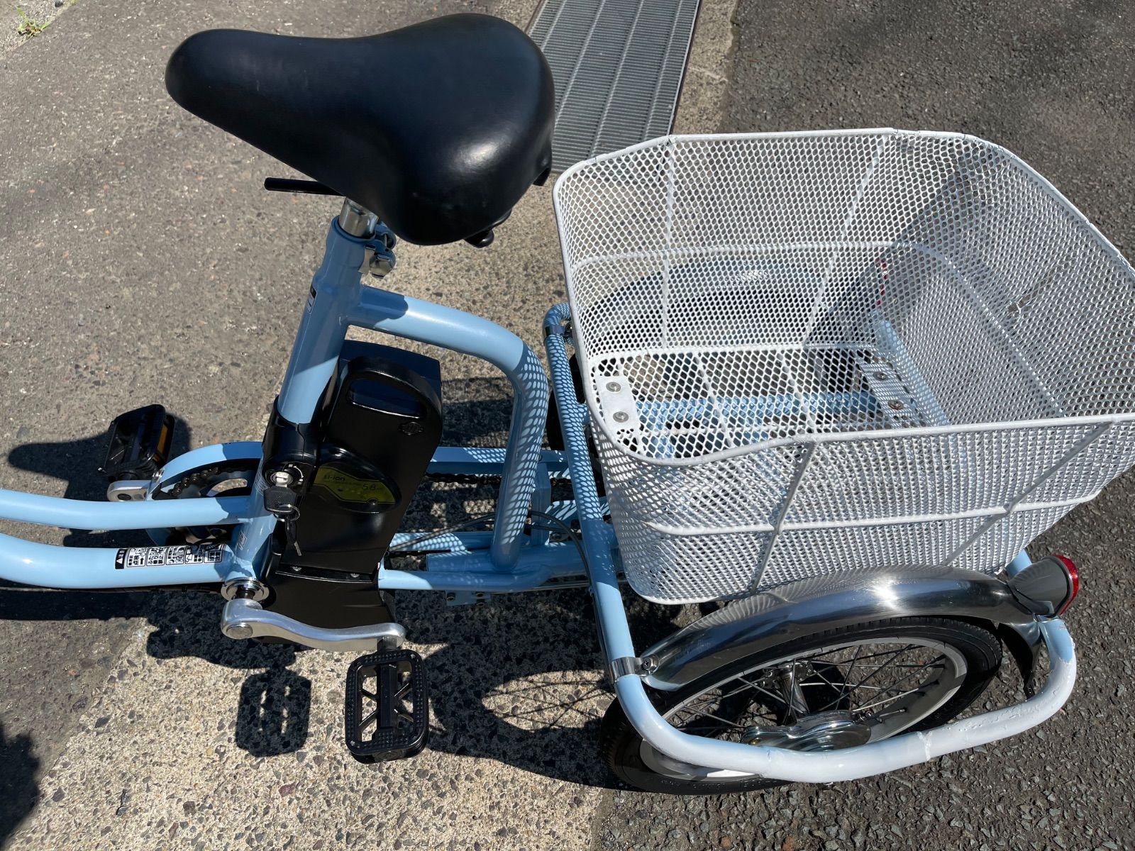 0404【動作確認済】送料無料 AshirakuCharlie 電動アシスト三輪自転車