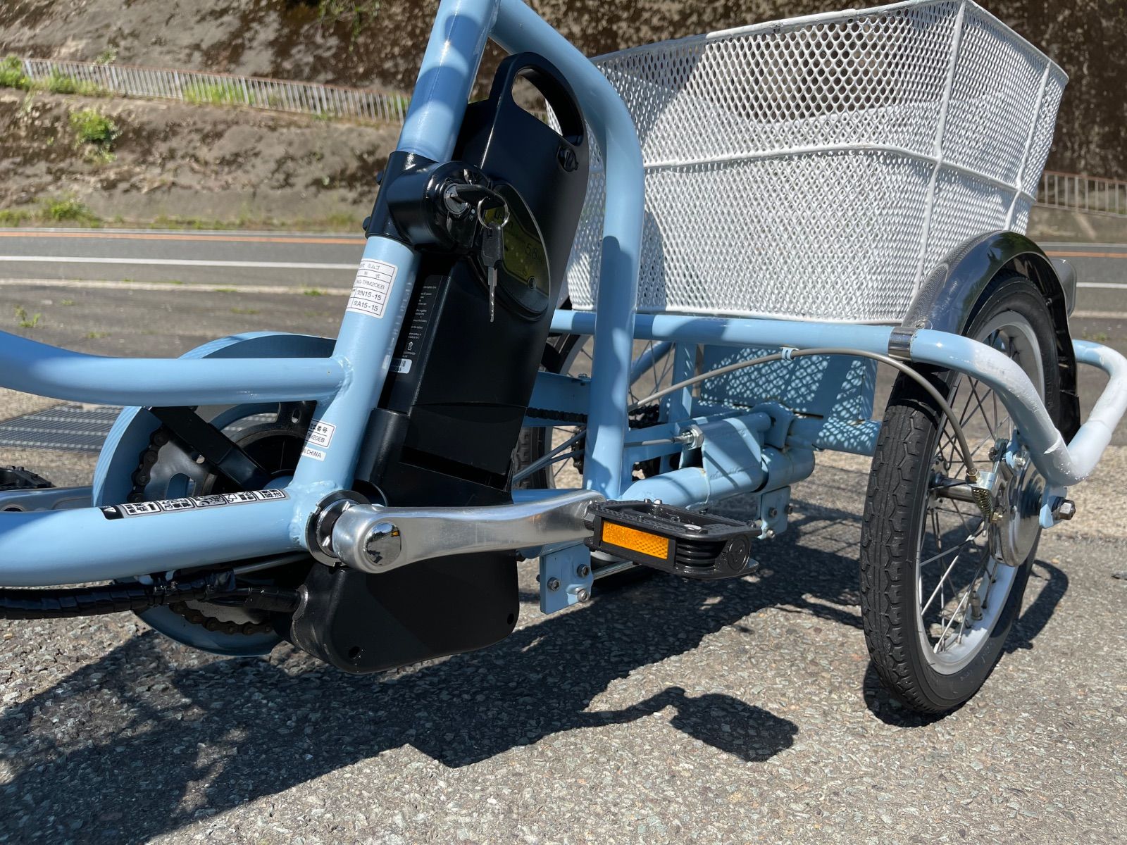 0404【動作確認済】送料無料 AshirakuCharlie 電動アシスト三輪自転車