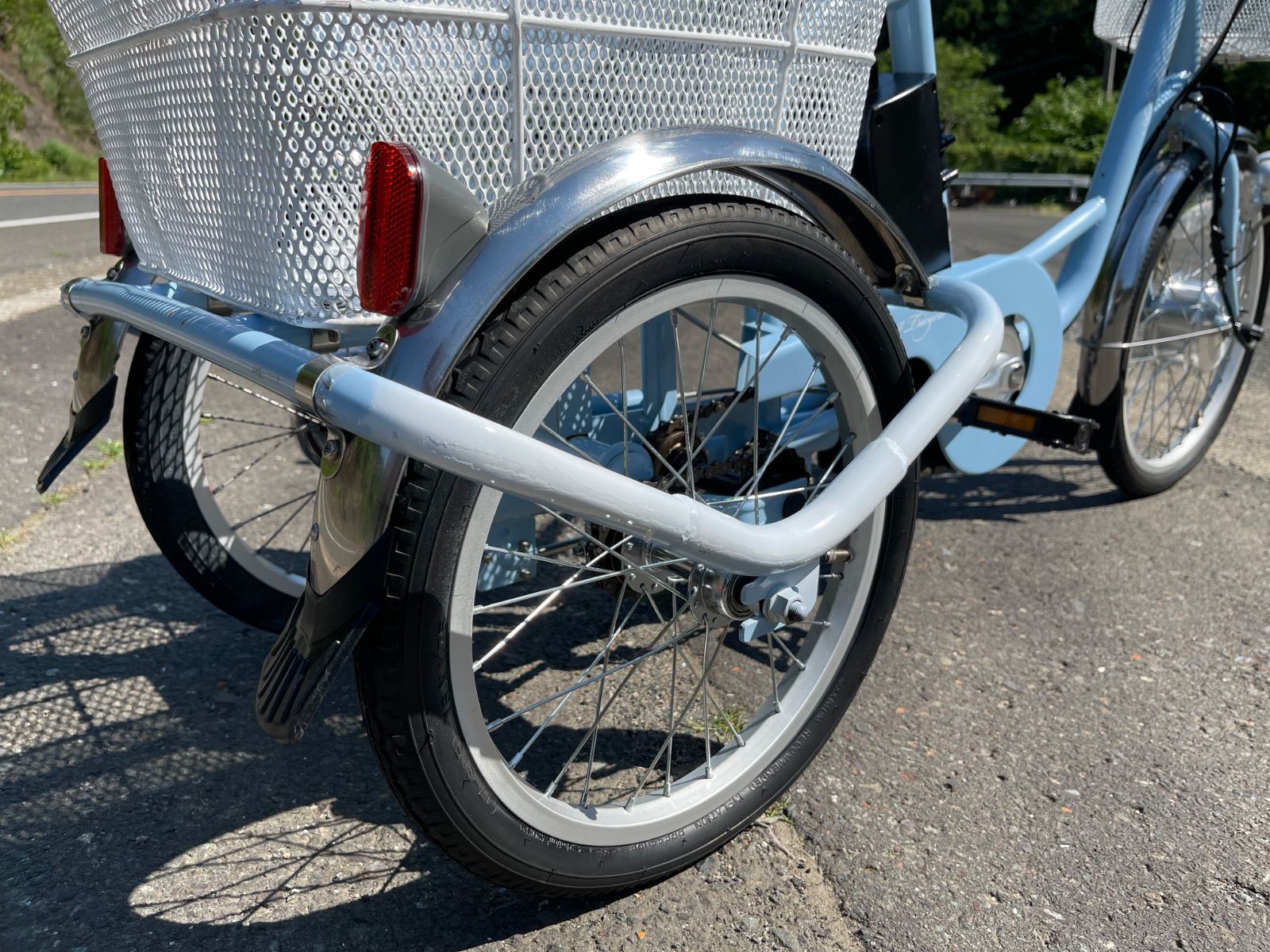 送料無料AshiakuCharlie電動三輪自転車5.8Ah 20-16インチ 0404【動作確認済】送料無料 AshirakuCharlie 電動アシスト三輪自転車