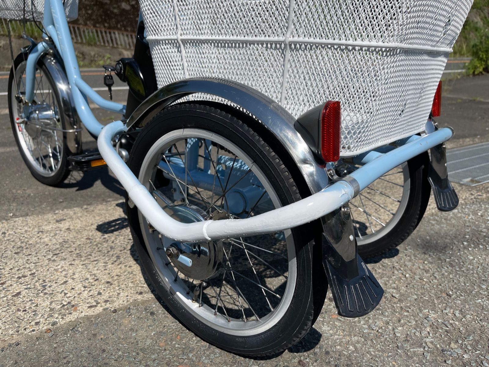 送料無料AshirakuCharlie電動三輪自転車20-16インチ動作確認済 0404【動作確認済】送料無料 AshirakuCharlie 電動アシスト三輪自転車