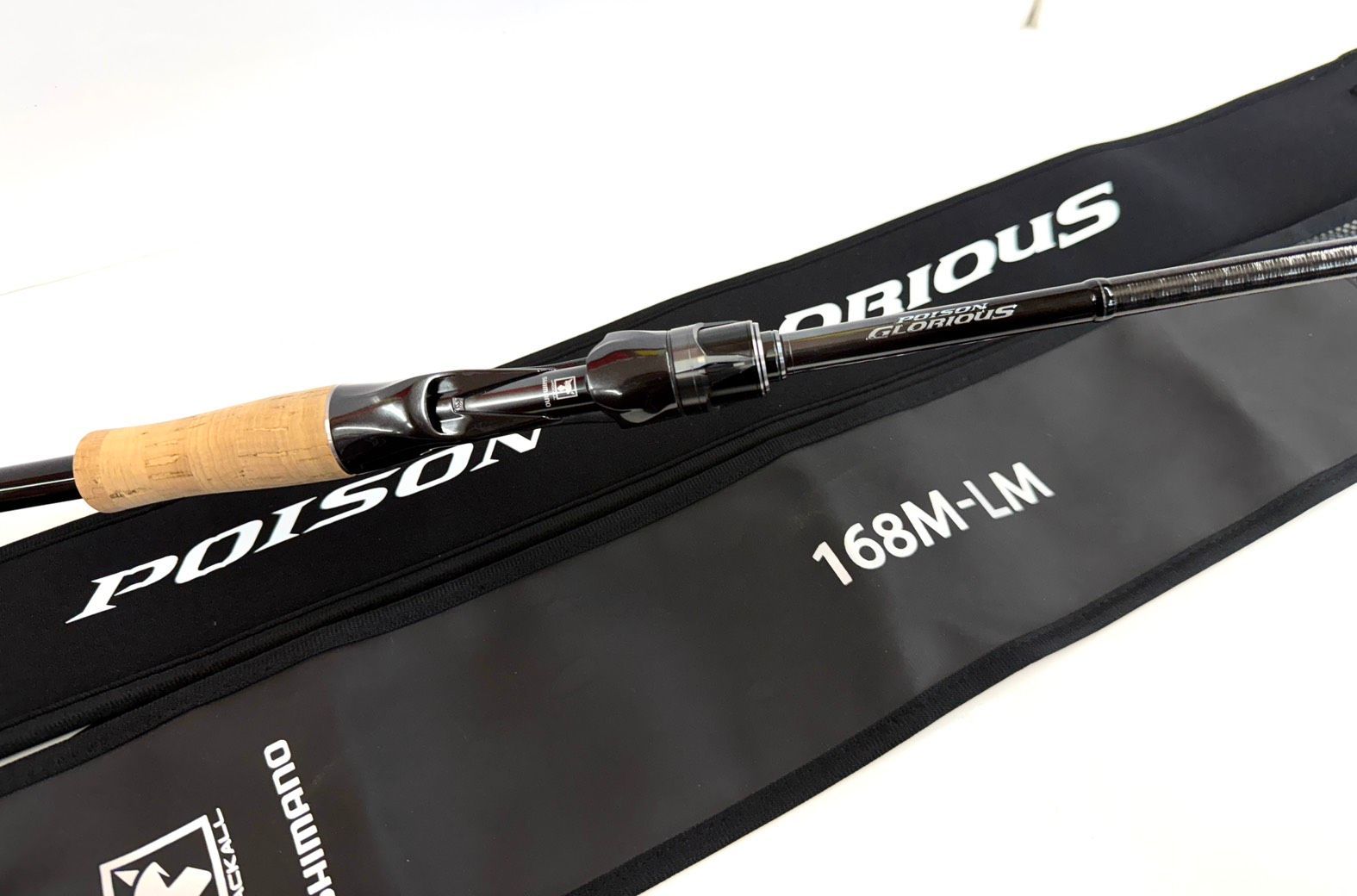 シマノ 21ポイズングロリアス 168M-LM（01）バス　ブラックバス　バスフィッシング　デカバス　琵琶湖　池原ダム　七色ダム　五三川　大江川　霞ヶ浦 　遠賀川