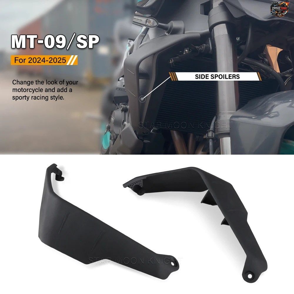 ヤマハ MT-09 MT09 SP 2024 2025 GEN 4 用サイドスポイラー アクセサリー スポーツ ダウンフォース ネイキッド エアロダイナミック ウィン