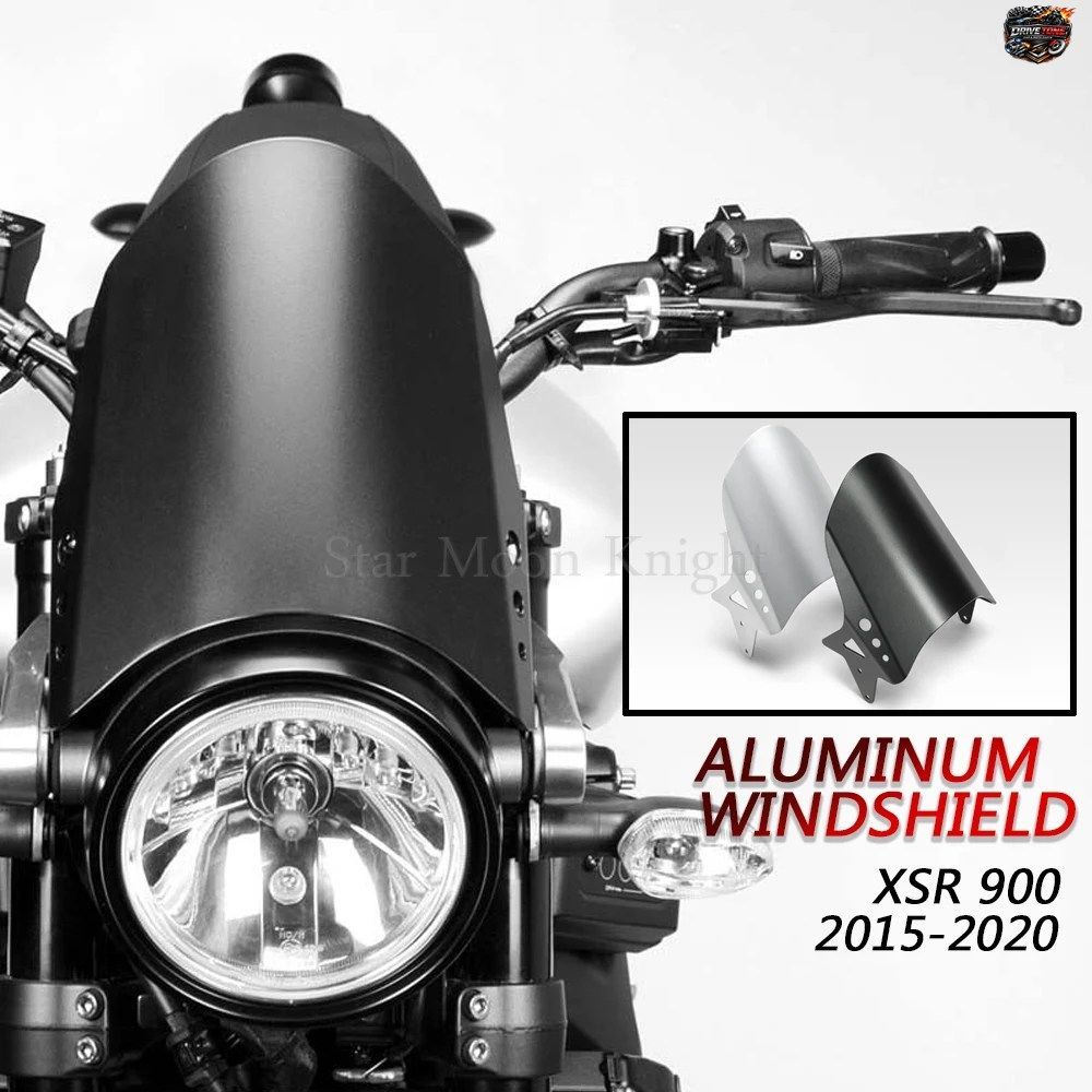 ヤマハ XSR 900 XSR900 2015 - 2018 - 20 用モーターサイクルウインドシールドウインドスクリーンカバーアルミニウム合金ウインドシールド