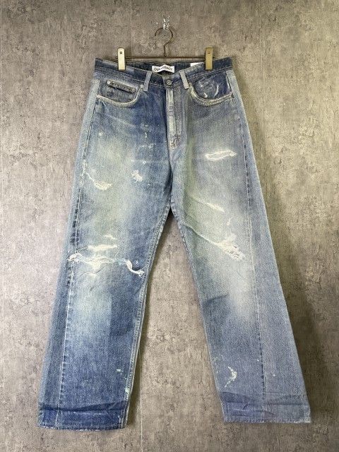 【中古】OUR LEGACY ｱﾜｰﾚｶﾞｼｰ THIRD CUT ｻｰﾄﾞ ｶｯﾄ ﾃﾞｼﾞﾀﾙﾃﾞﾆﾑﾌﾟﾘﾝﾄ 転写 ｲﾝﾃﾞｨｺﾞ 30 33974014
