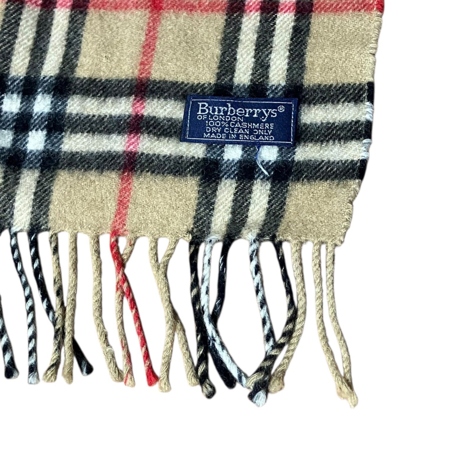 希少【Burberrys】バーバリーズ ヴィンテージ カシミヤ100％マフラー nr/5.10/3】Burberrys バーバリーズ カシミヤ100% マフラー - メルカリ