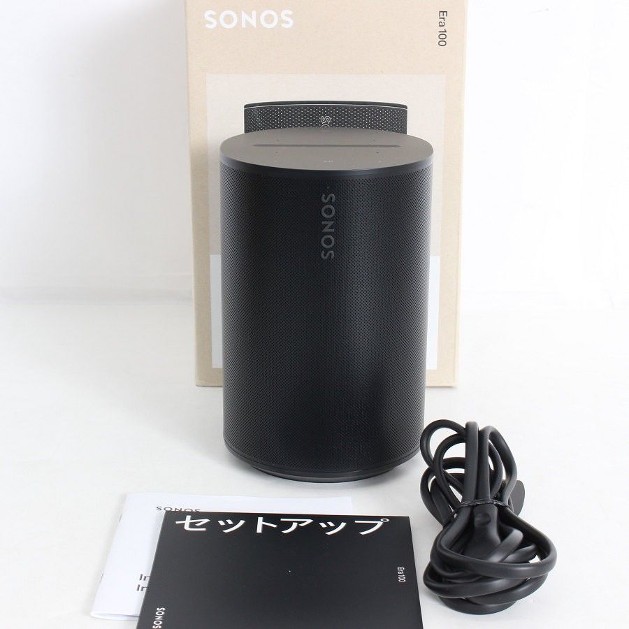 【美品】Sonos Era 100 E10G1JP1BLK ブラック スマートスピーカー AirPlay2対応 Wi-Fi対応 ソノス 本体