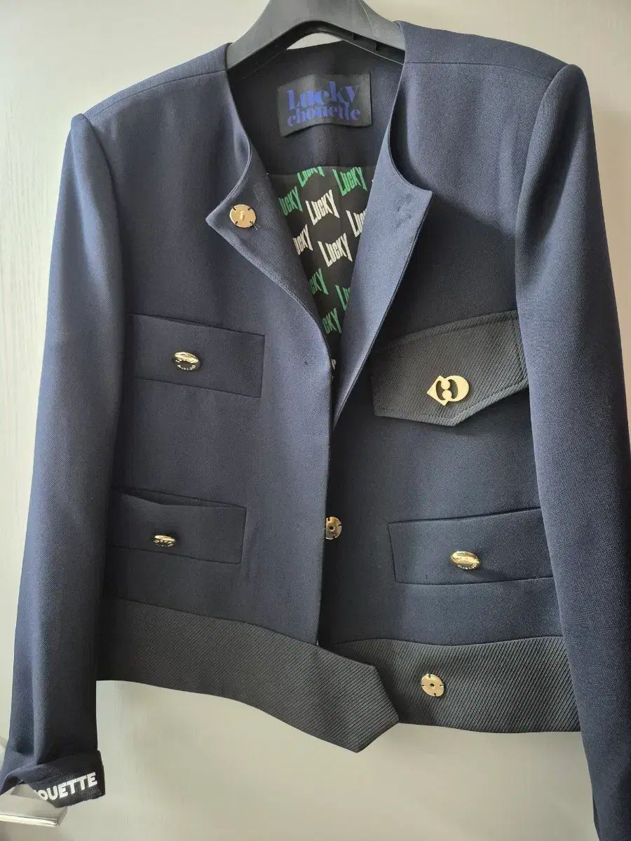 LUCKY CHOUETTE ラッキーシュエトゥ ネイビー ジャケット