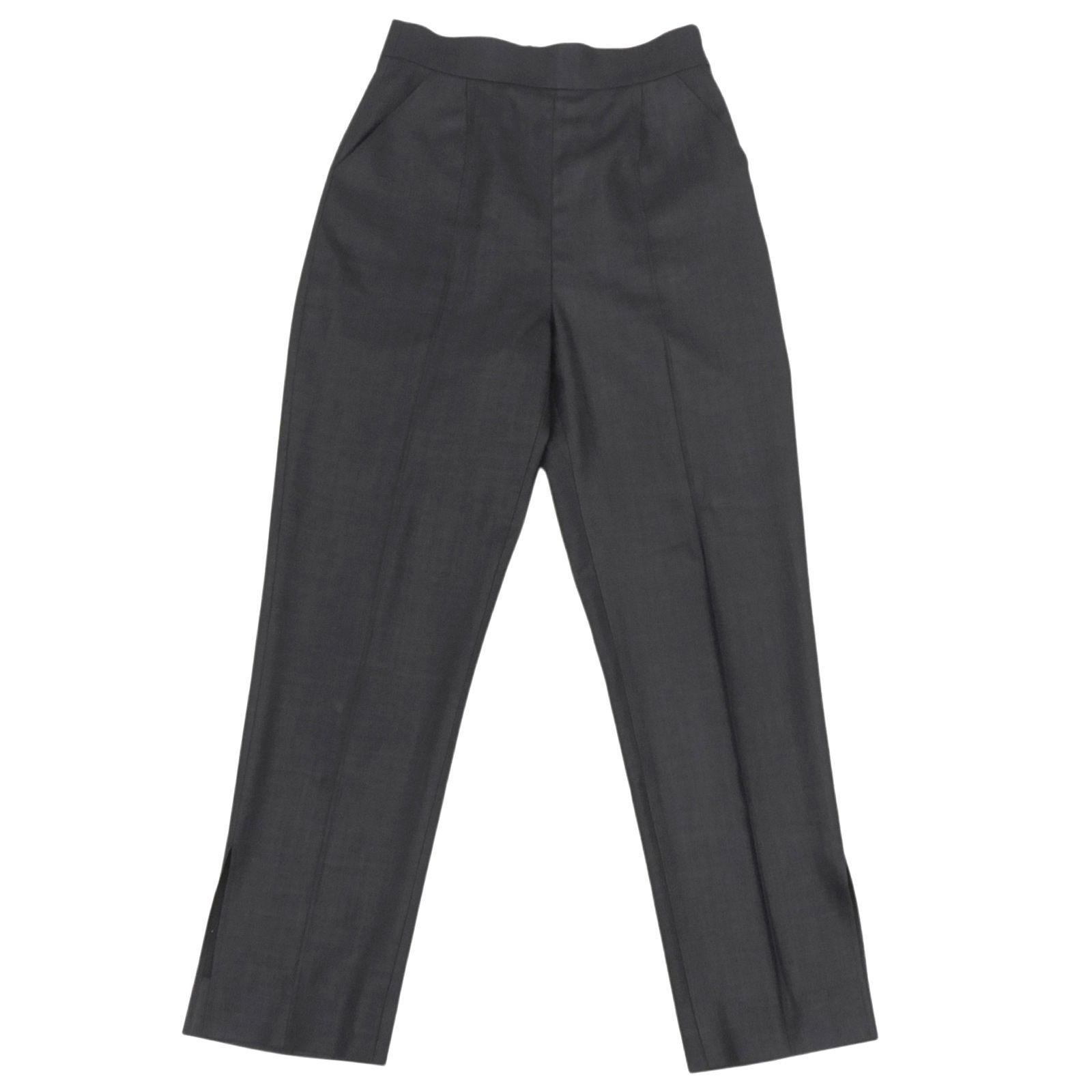 極美品▲FOXEY NEW YORK フォクシー ニューヨーク 45145 Modern Breeze センタープレス ペンシルパンツ ネイビー 38 日本製 正規品 レディース
