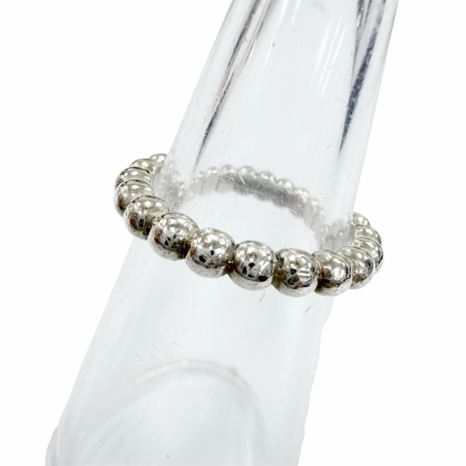 美品☆TIFFANY&Co. ティファニー ハードウェア ボールリング AG925 