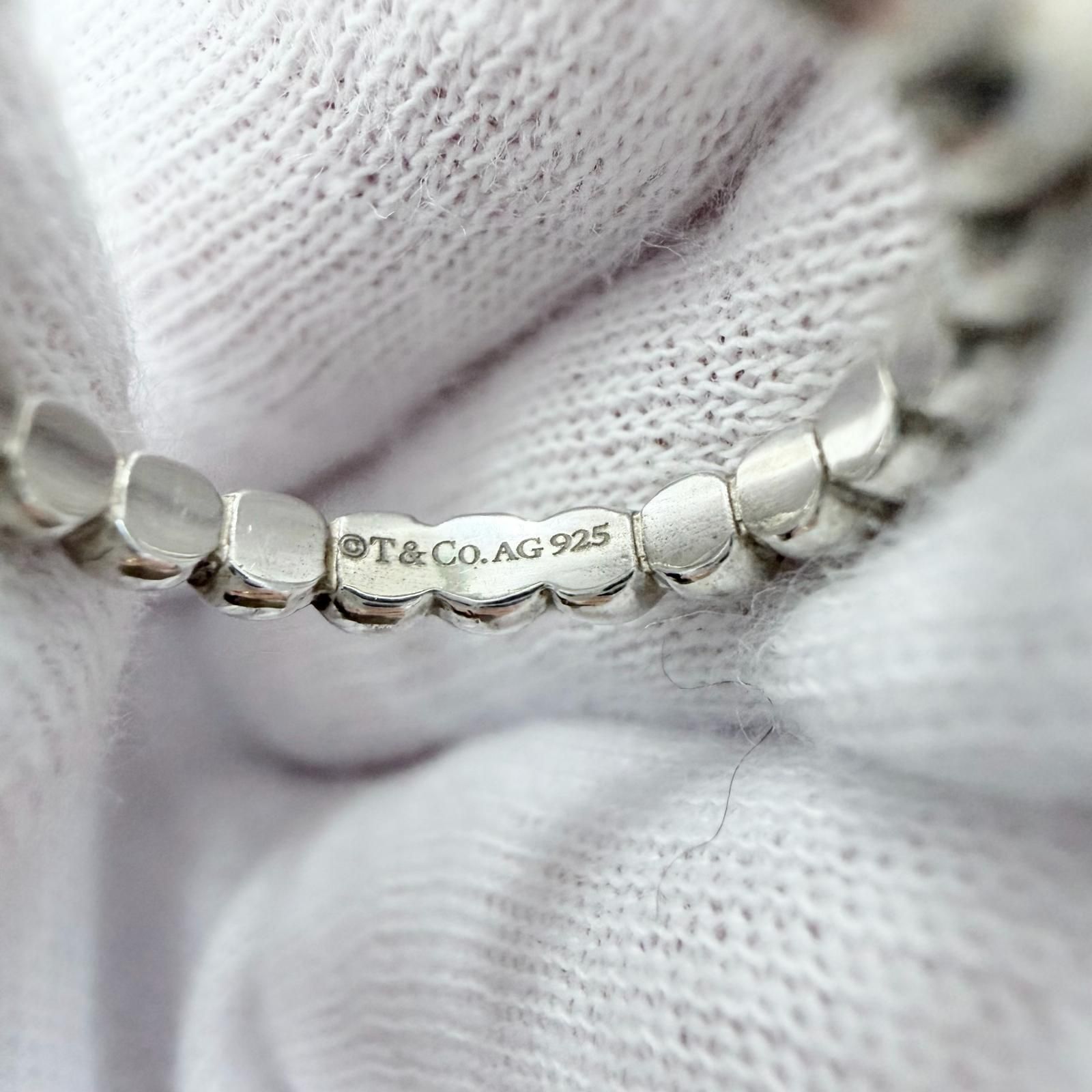 美品☆TIFFANY&Co. ティファニー ハードウェア ボールリング AG925 