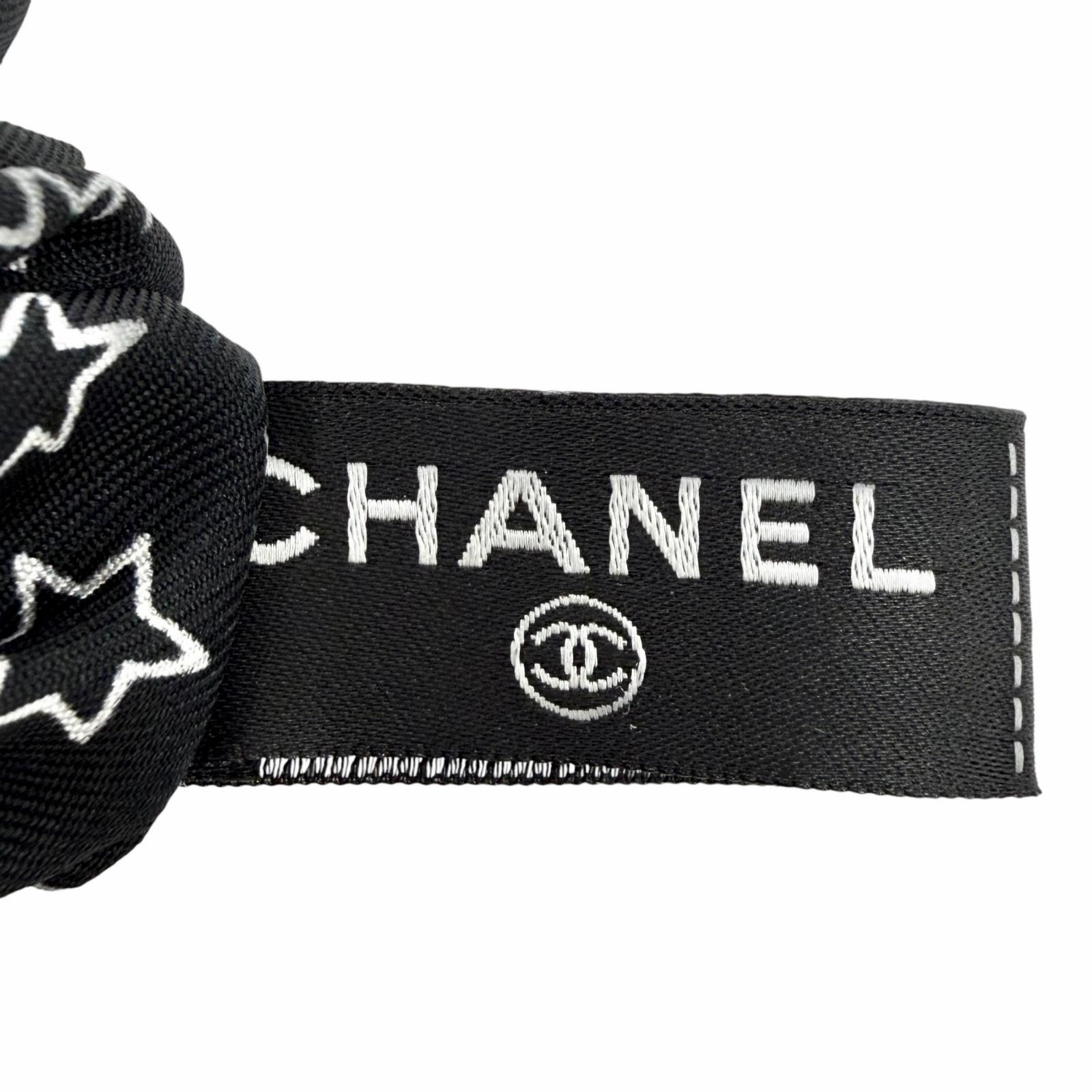 未使用品◇CHANEL シャネル AAA746 シルク100％ ココマーク 星 リボン 