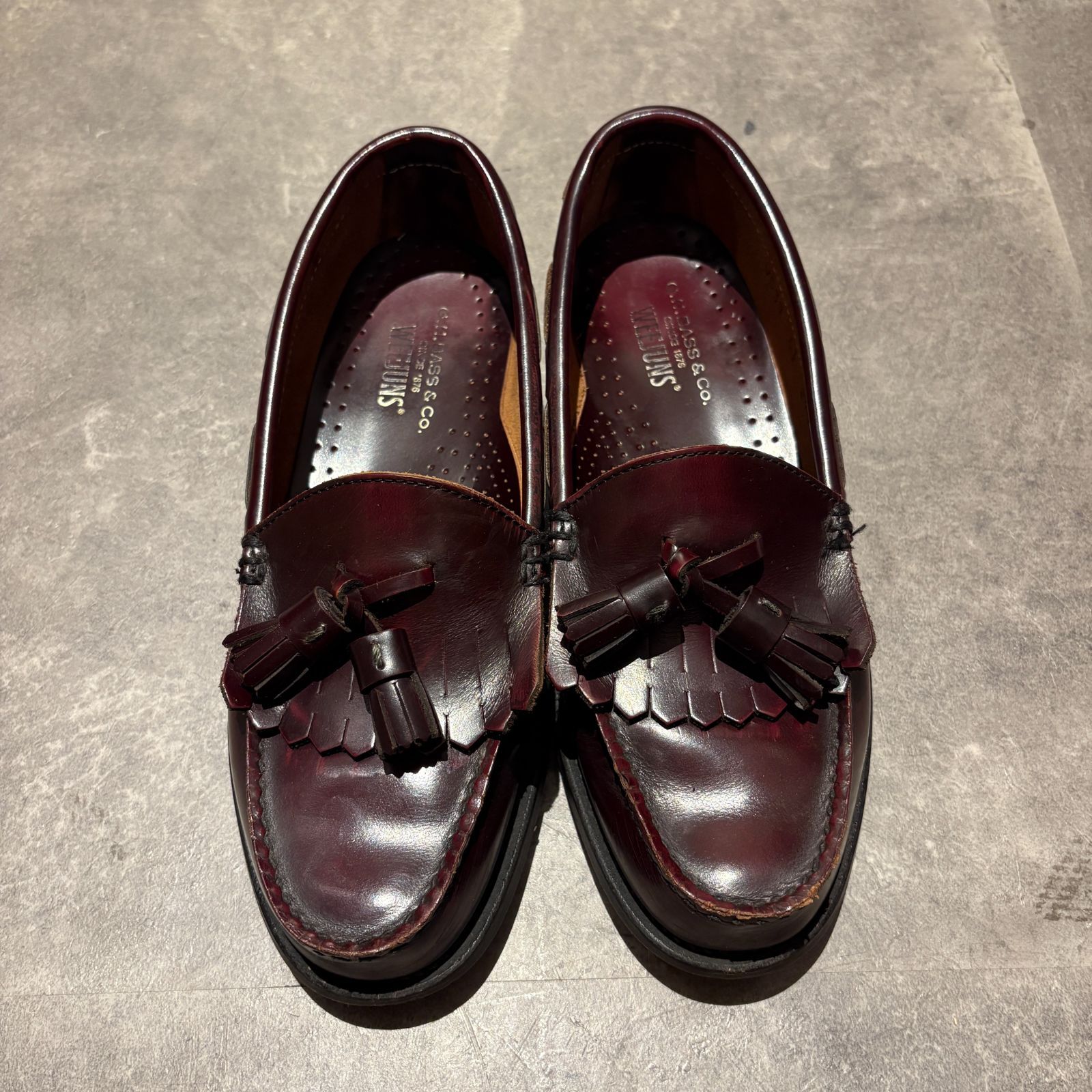 G.H.BASS WEEJUNS ( ジーエイチバス ) キルトタッセルローファー 6 1/2