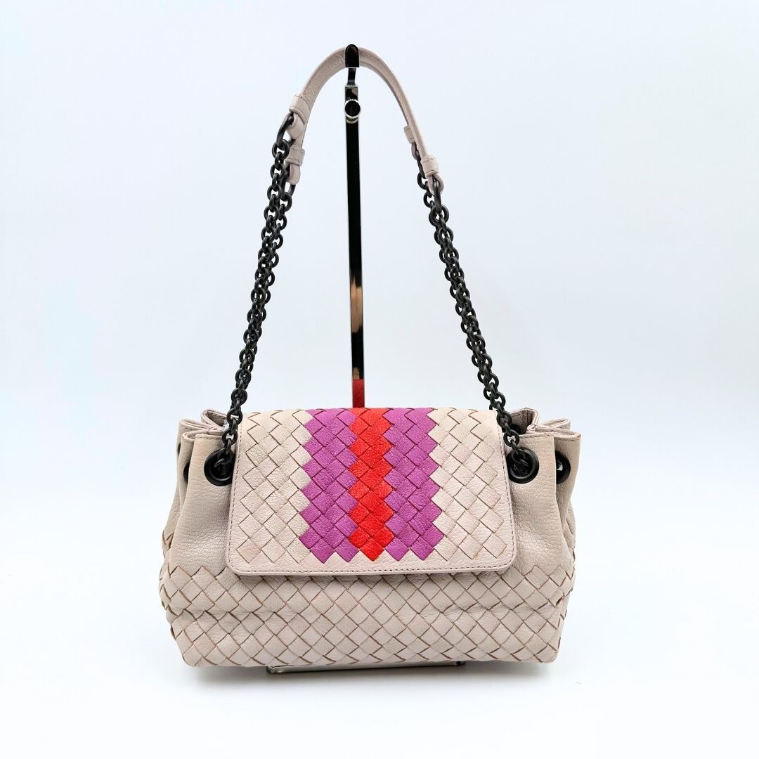 美品】Bottega Veneta イントレチャート レザー チェーン - メルカリ