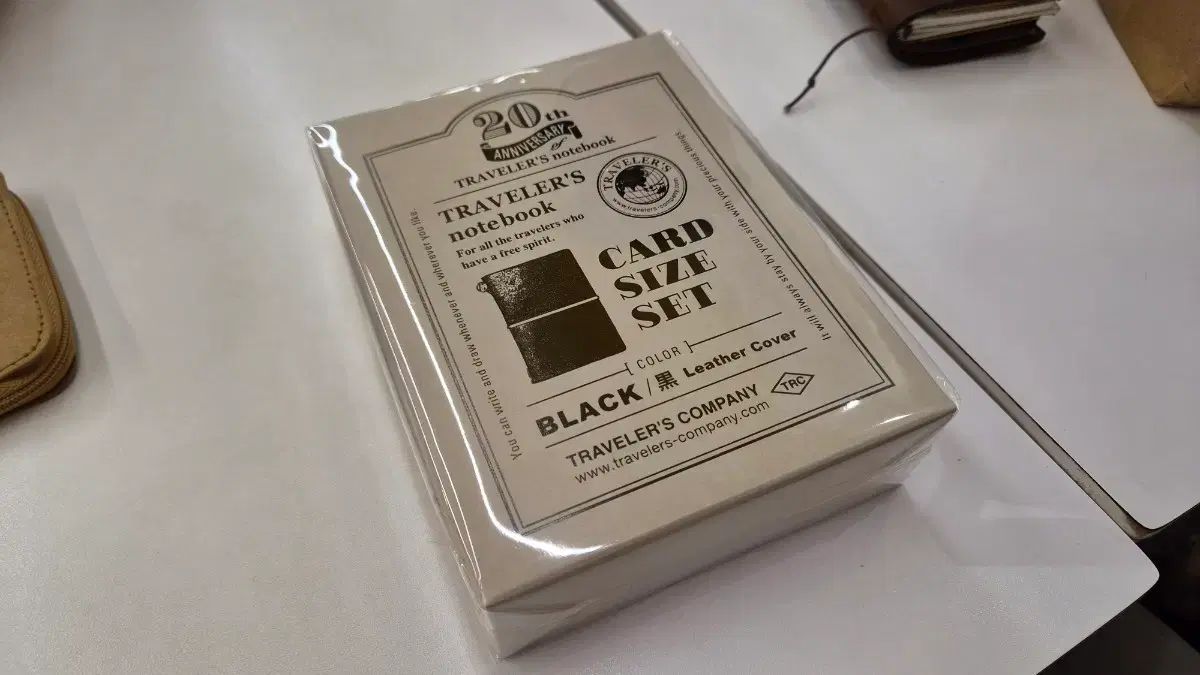 トラベラーズノート 20周年 カードサイズ ブラック 未開封