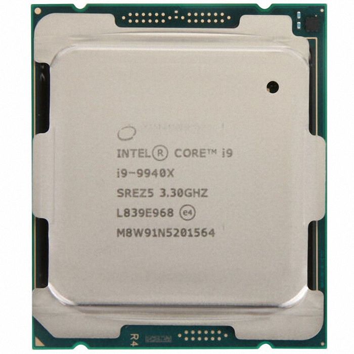 Intel Core i9-9940X SREZ5 14C 28T 3.3GHz to 4.5GHz Socket 2066 Skylake-X 14NM 19.25MB 165W Oct