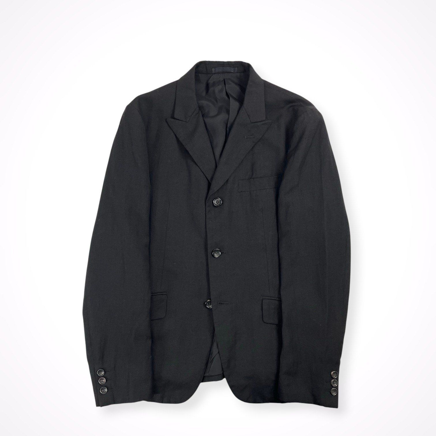 COMME des GARCON HOMME / 09AW ウールリネン3Bジャケット SIZE:XS COMME des GARCON HOMME / 09AW ウールリネン3Bジャケット SIZE:XS