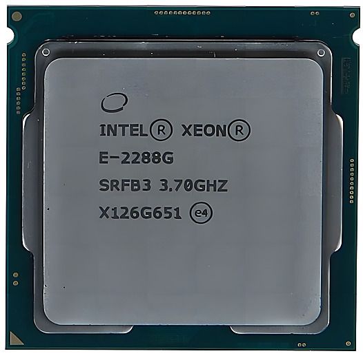 Intel Xeon E-2288G SRFB3 8C 16T 3.7GHz to 5GHz Socket 1151 Coffee Lake-S WS 14NM 16MB 95W May