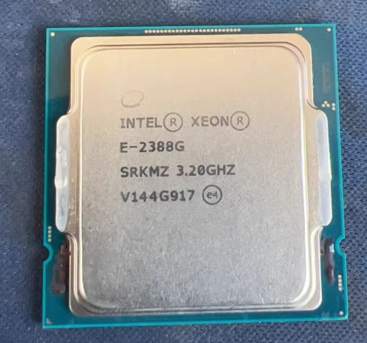 Intel Xeon E-2388G SRKMZ 8C 16T 3.2GHz to 5.1GHz Socket 1200 Rocket Lake-E 14NM 16MB 95W Sep