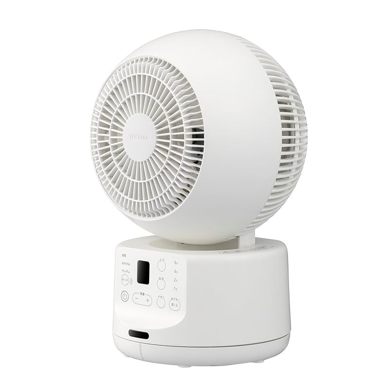 TOSHIBA(東芝) サーキュレーター TFC-15DT28 DCモーター搭載 3D首振り 静音 空気循環 衣類乾燥 リモコン付き