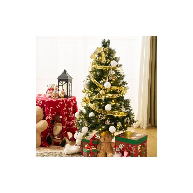 BTM クリスマスツリー 濃密 葉の落ちない LED付き スチール脚 大型 クリスマスツリー 高輝度 かぶせるだけ おしゃれ 高級 クリスマスツリー セール ファイバー 北欧 明るい おしゃれ オーナメントなし 豊富な枝数 クラシックタイプ クリスマス